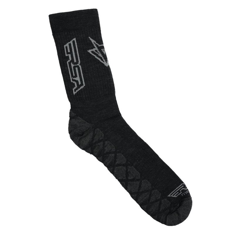 Chaussettes RSA Allride Merino gris foncé