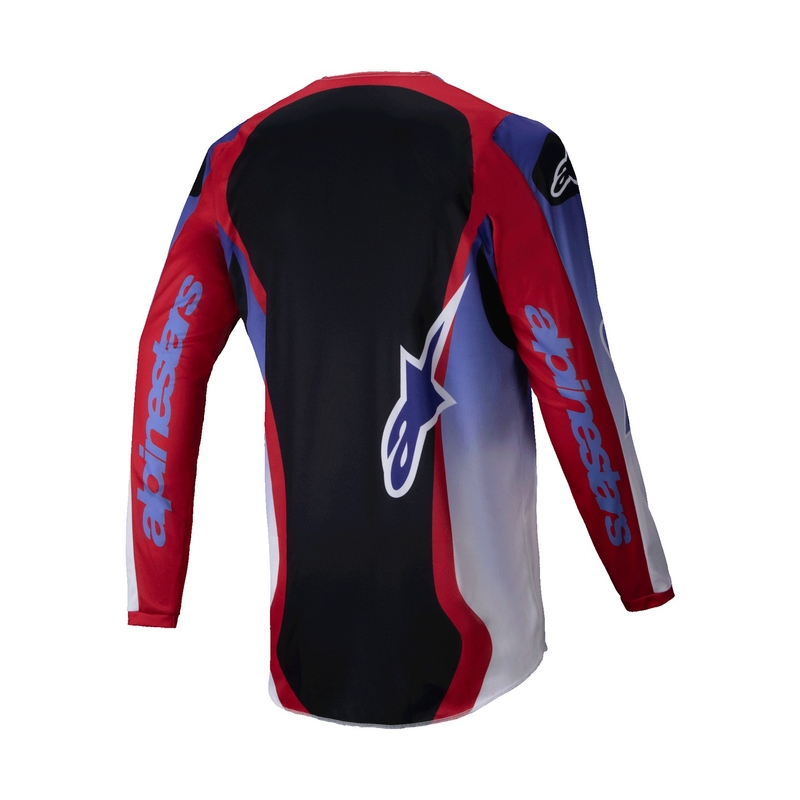 Maillot motocross Alpinestars Fluid Wurx fluo violet-rouge