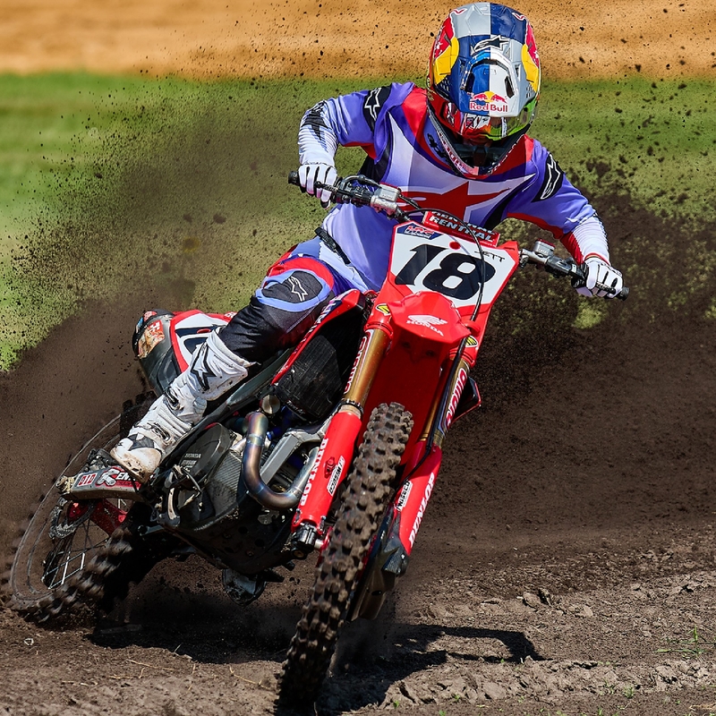 Maillot motocross Alpinestars Fluid Wurx fluo violet-rouge