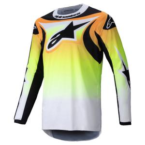 Alpinestars Fluid Wurx Motocross Jersey jaune et noir