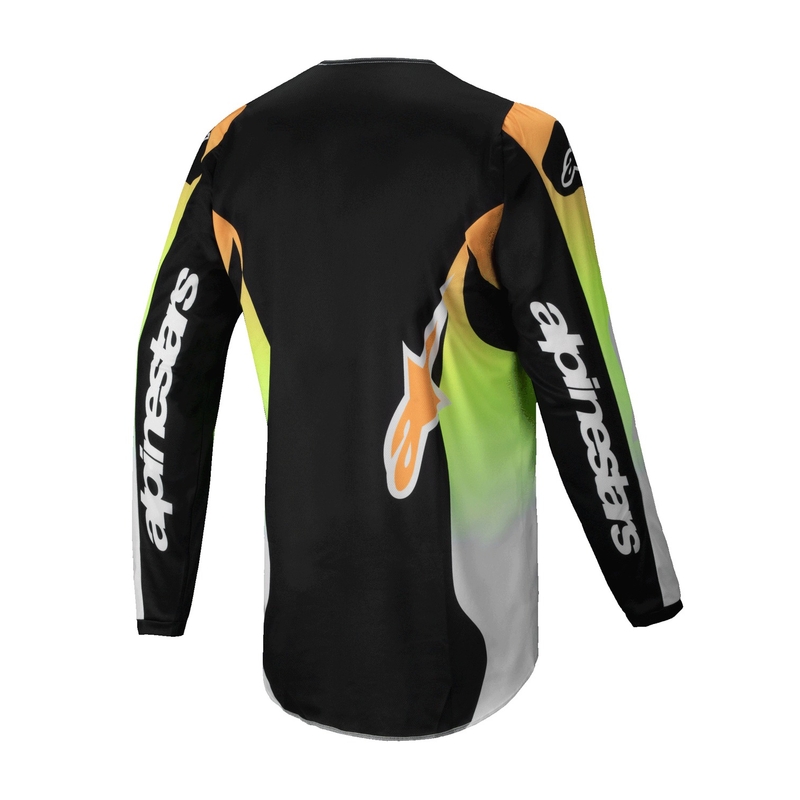 Alpinestars Fluid Wurx Motocross Jersey jaune et noir