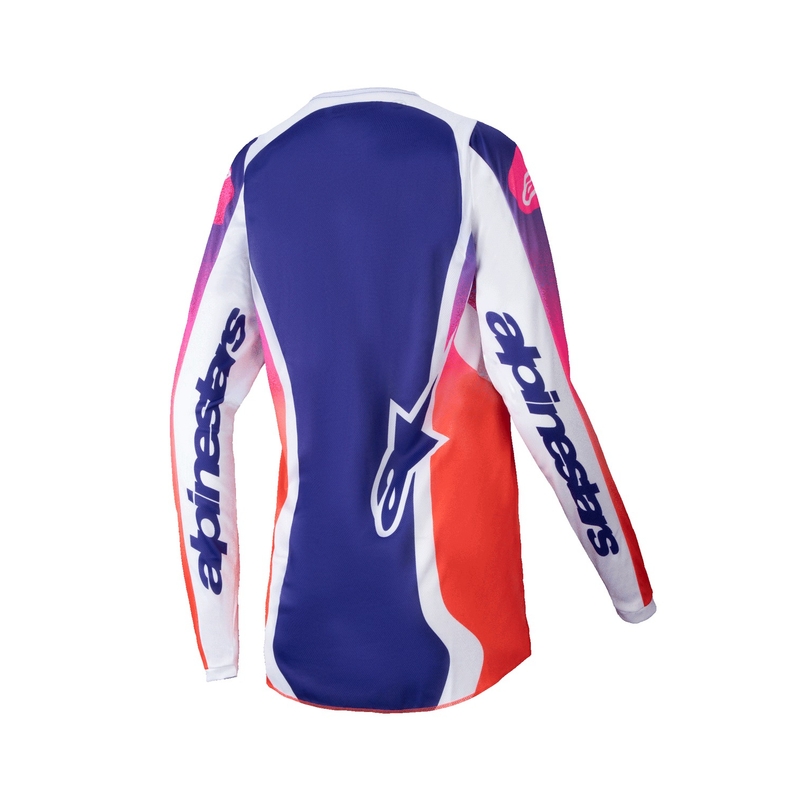 Maillot Motocross Femme Alpinestars Stella Fluid Wurx multicolore-blanc