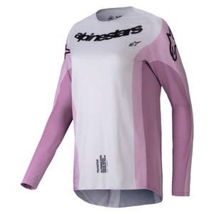 Maillot Motocross Femme Alpinestars Stella Techstar Melt Noir, Crème et Jaune