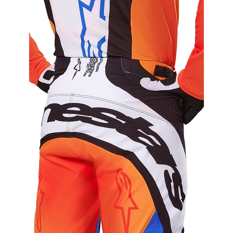 Alpinestars Techstar Melt Motocross Pants Orange and Blue