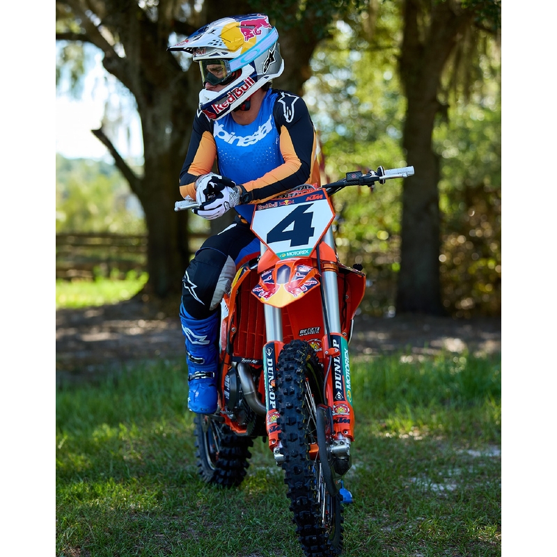 Alpinestars Techstar Melt Motocross Pants Orange and Blue