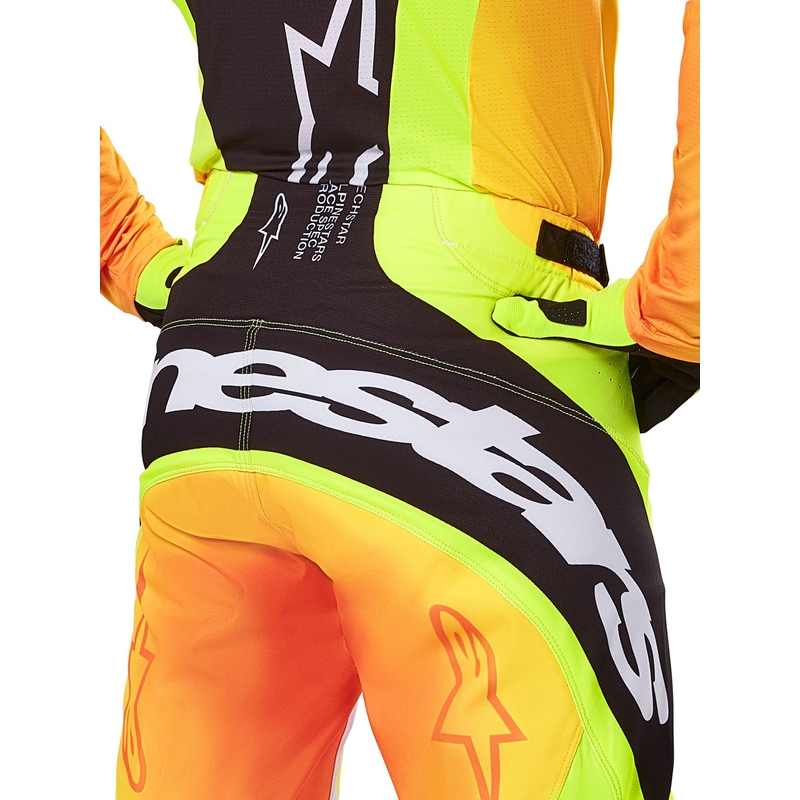 Alpinestars Techstar Melt Motocross Pants Yellow and Black
