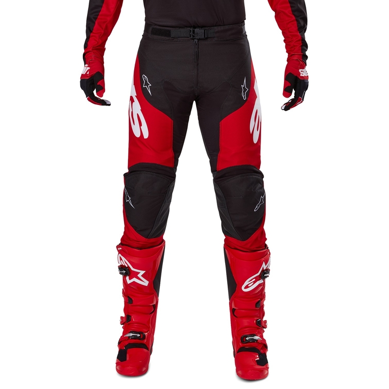 Alpinestars Racer Veil Motocross Pants Black and Red