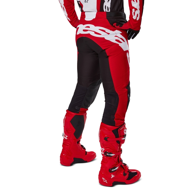 Alpinestars Racer Veil Motocross Pants Black and Red