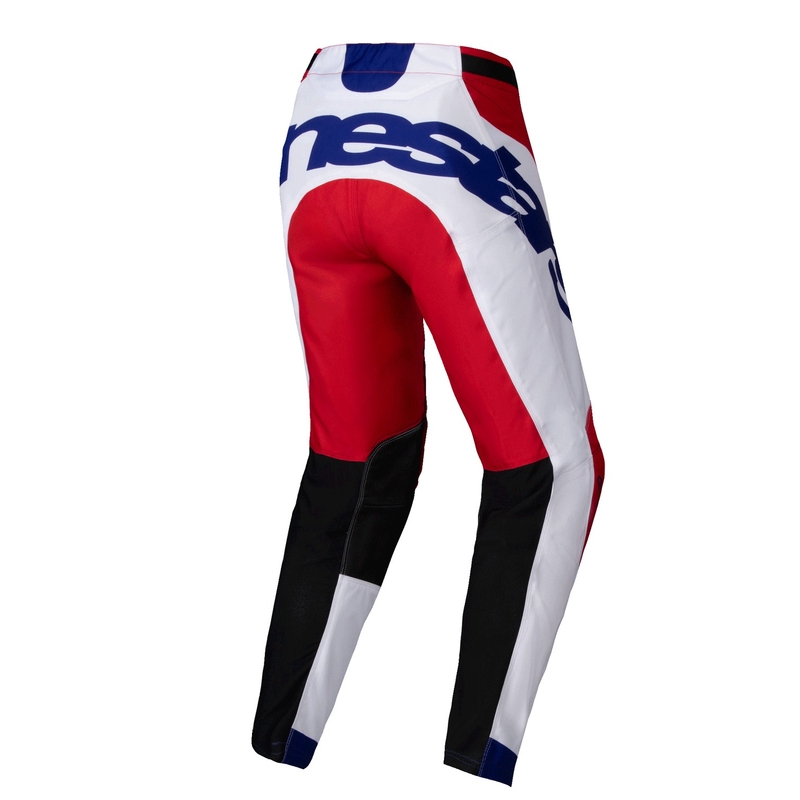 Pantalon de motocross Alpinestars Racer Veil rouge et blanc