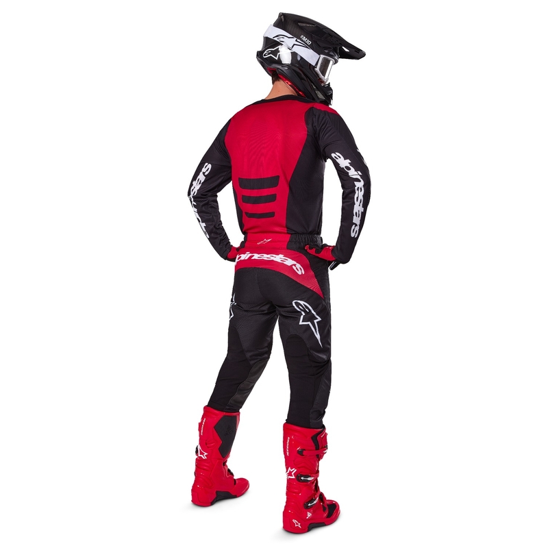 Pantalon de motocross Alpinestars Fluid Haul noir et blanc
