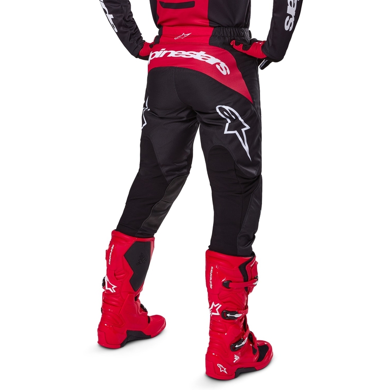 Pantalon de motocross Alpinestars Fluid Haul noir et blanc