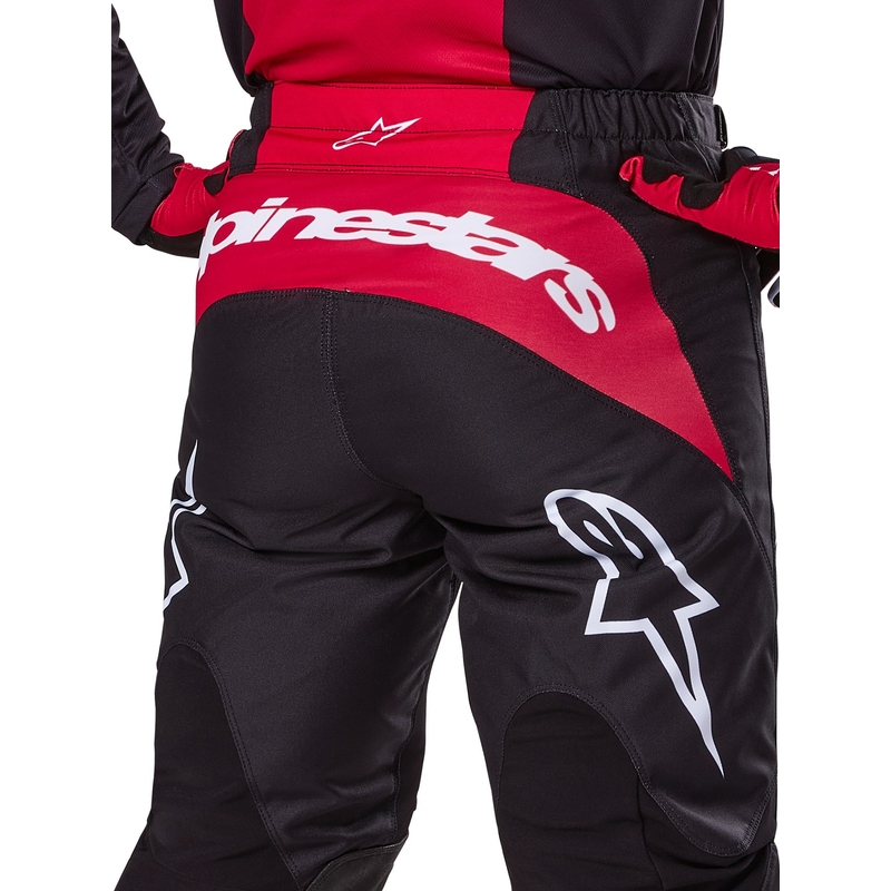 Pantalon de motocross Alpinestars Fluid Haul noir et blanc