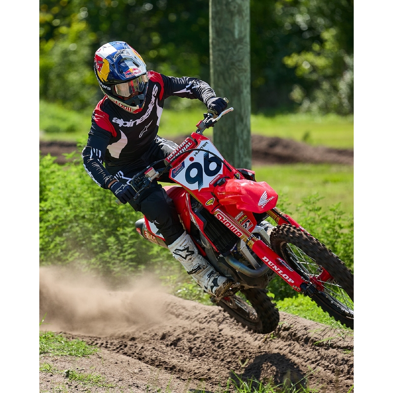 Pantalon de motocross Alpinestars Fluid Haul noir et blanc