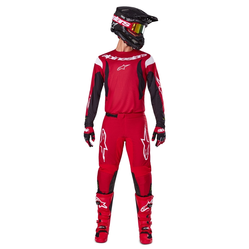Pantalon de Motocross Alpinestars Fluid Haul Rouge et Noir