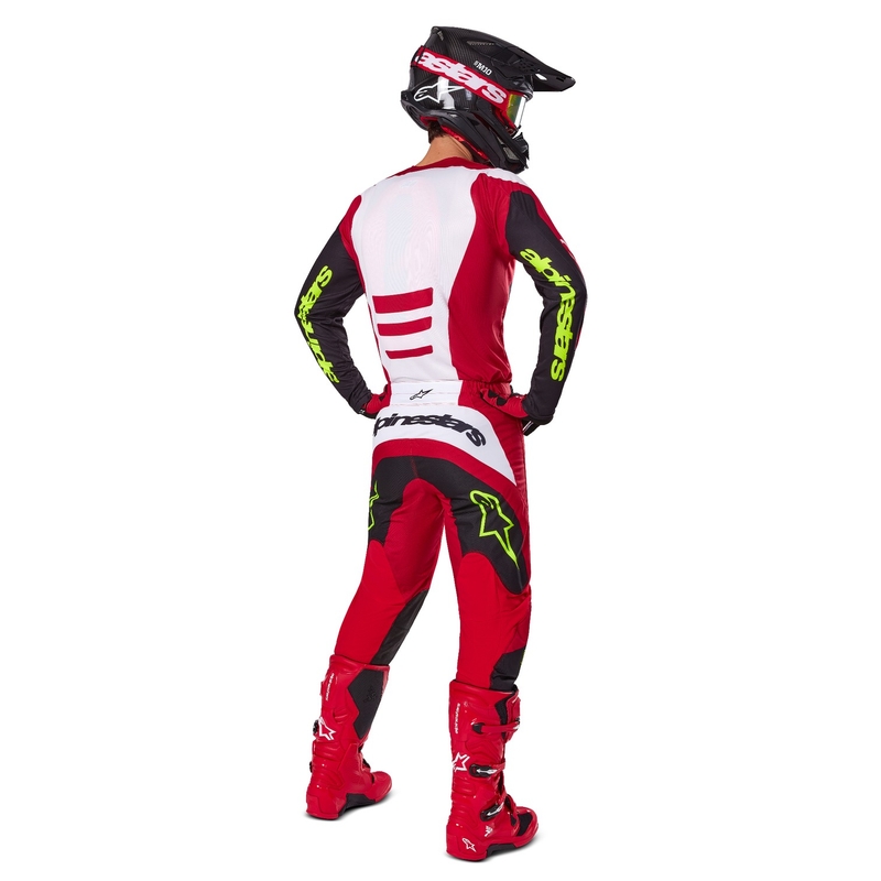 Pantalon de Motocross Alpinestars Fluid Haul Rouge et Noir