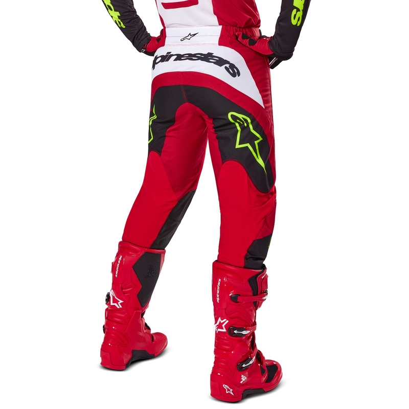 Pantalon de Motocross Alpinestars Fluid Haul Rouge et Noir