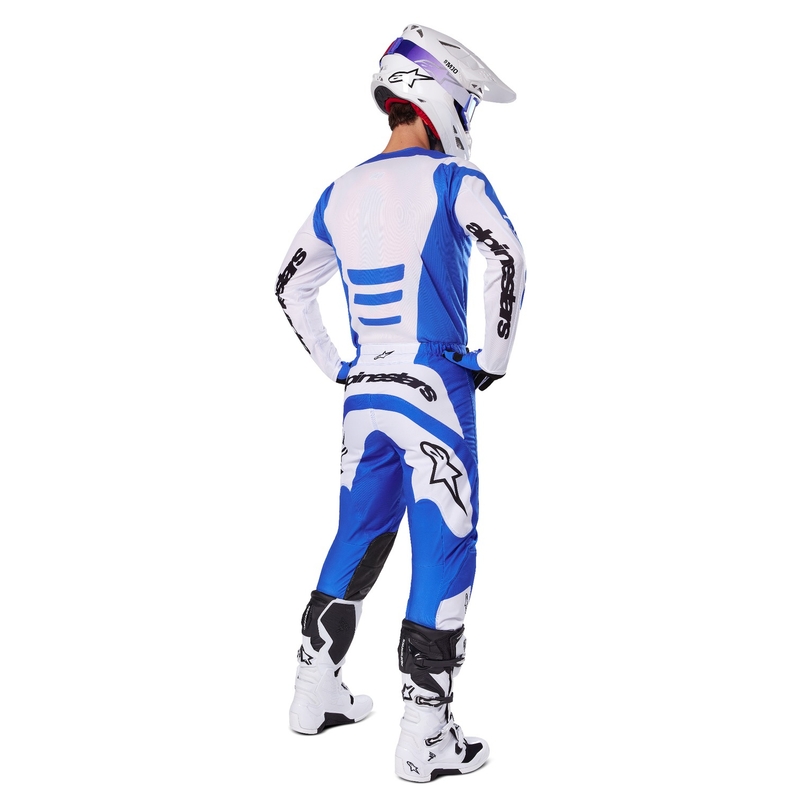 Pantalon de Motocross Alpinestars Fluid Haul Bleu et Blanc