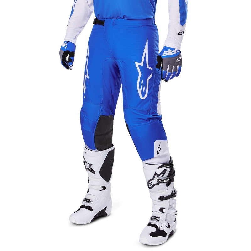 Pantalon de Motocross Alpinestars Fluid Haul Bleu et Blanc