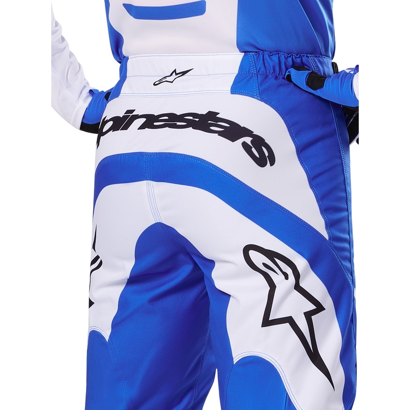 Pantalon de Motocross Alpinestars Fluid Haul Bleu et Blanc