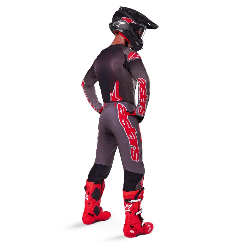 Pantalon de Motocross Alpinestars Supertech Lipan Smoke Red