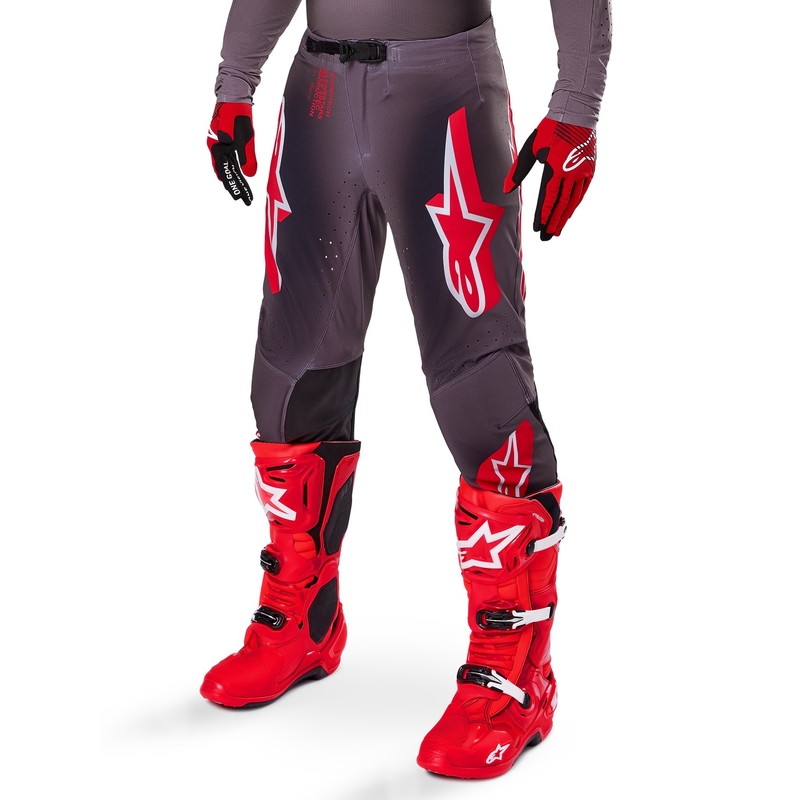 Pantalon de Motocross Alpinestars Supertech Lipan Smoke Red