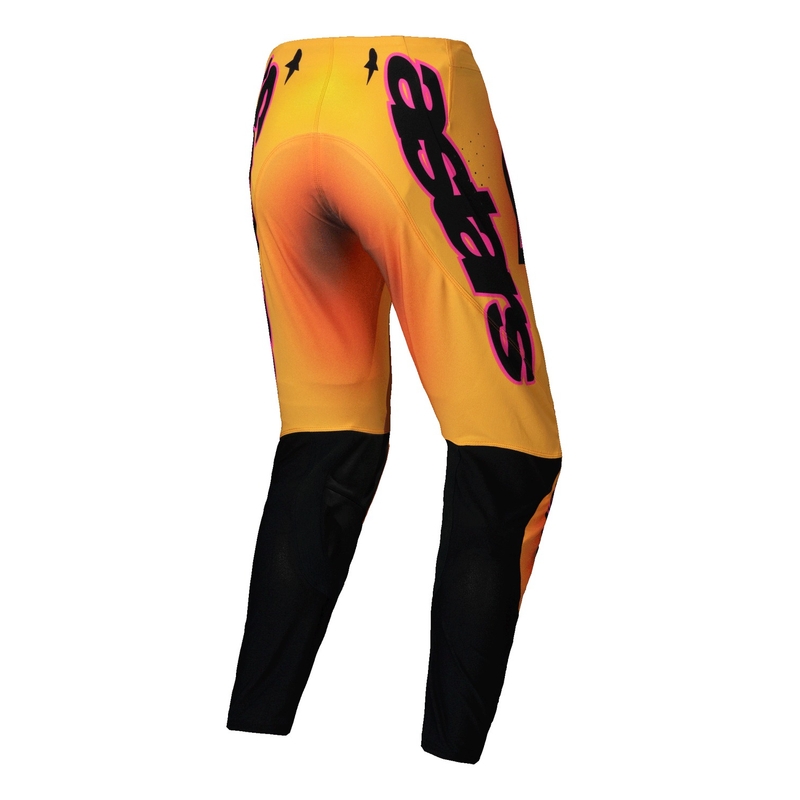 Pantalon de motocross Alpinestars Supertech Lipan jaune et rose