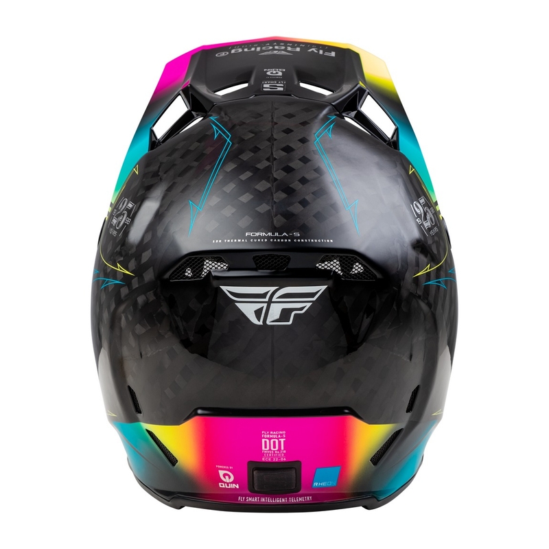 Casque de motocross FLY Racing Formula S noir-bleu