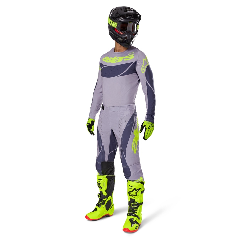 Pantalon de motocross Alpinestars Techstar Dreem gris-gris foncé