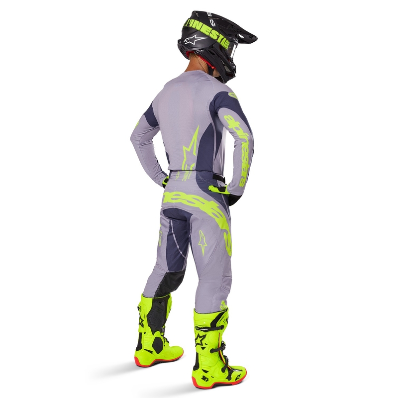 Pantalon de motocross Alpinestars Techstar Dreem gris-gris foncé