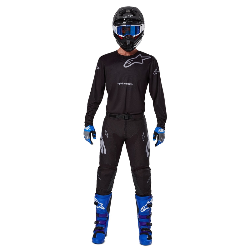 Alpinestars Racer Graphite Motocross Pants Black and Grey