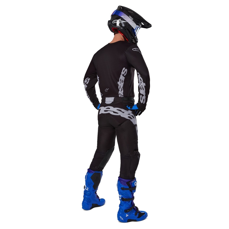 Alpinestars Racer Graphite Motocross Pants Black and Grey