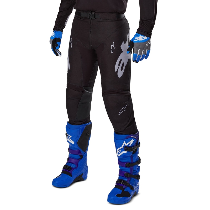 Alpinestars Racer Graphite Motocross Pants Black and Grey