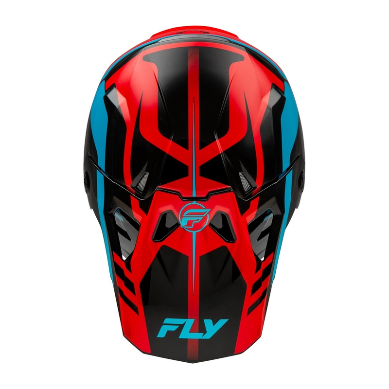 Casque motocross FLY Racing Formula CP rouge-noir-bleu