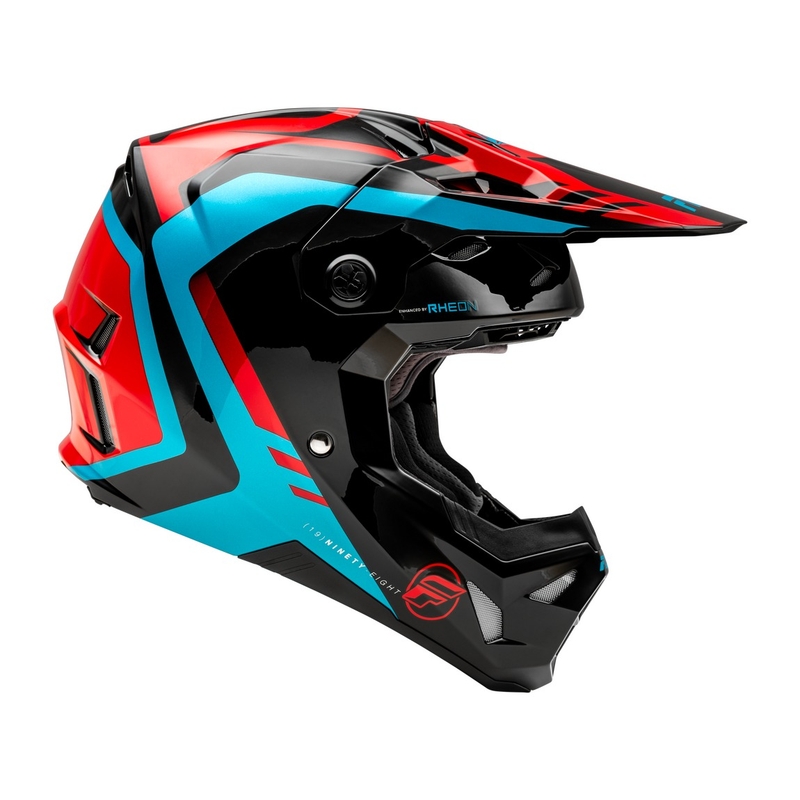 Casque motocross FLY Racing Formula CP rouge-noir-bleu