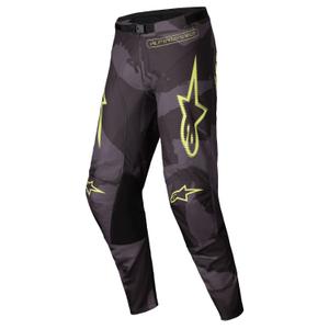 Alpinestars Racer Hollow Motocross Pants dark camo-fluo yellow
