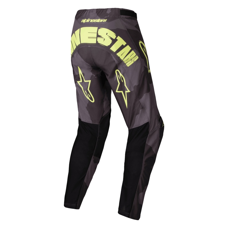 Alpinestars Racer Hollow Motocross Pants dark camo-fluo yellow