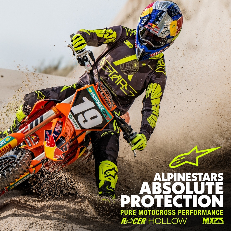 Alpinestars Racer Hollow Motocross Pants dark camo-fluo yellow