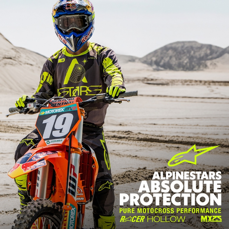 Alpinestars Racer Hollow Motocross Pants dark camo-fluo yellow