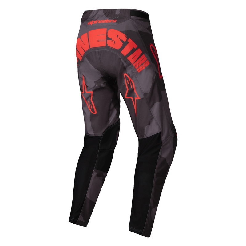 Alpinestars Racer Hollow Motocross Pants grey camo-fluo orange