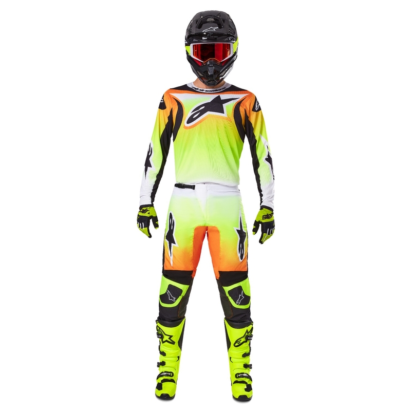 Pantalon Motocross Alpinestars Fluid Wurx Jaune et Noir
