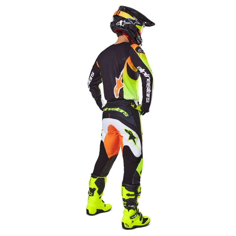 Pantalon Motocross Alpinestars Fluid Wurx Jaune et Noir