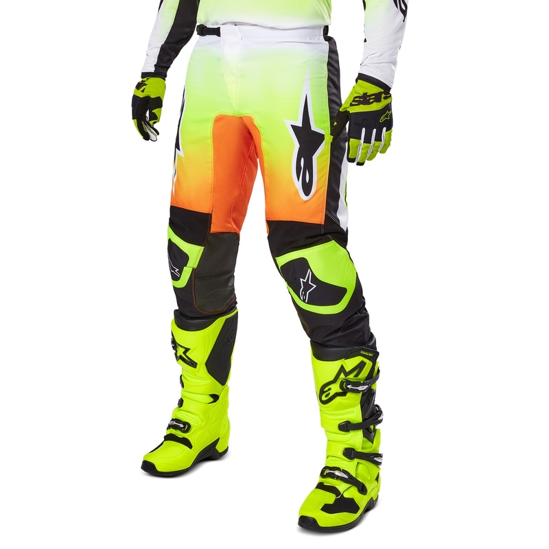 Pantalon Motocross Alpinestars Fluid Wurx Jaune et Noir