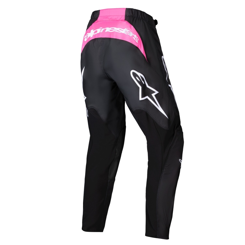 Pantalon Motocross Femme Alpinestars Stella Fluid Haul Noir-Rose fluo