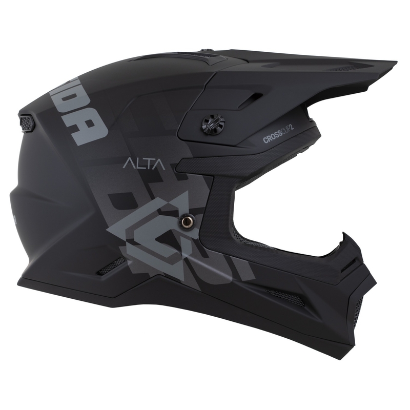 Casque de motocross Cassida Cross Cup 2 Alta noir mat-gris