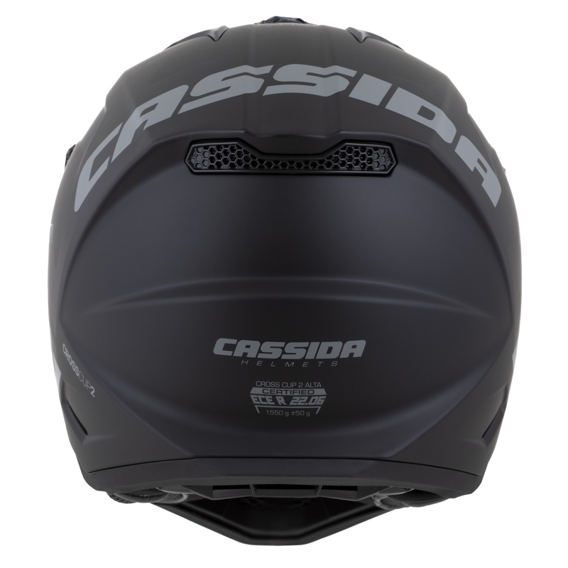 Casque de motocross Cassida Cross Cup 2 Alta noir mat-gris