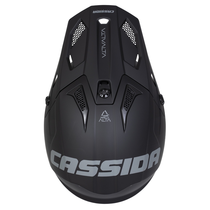 Casque de motocross Cassida Cross Cup 2 Alta noir mat-gris