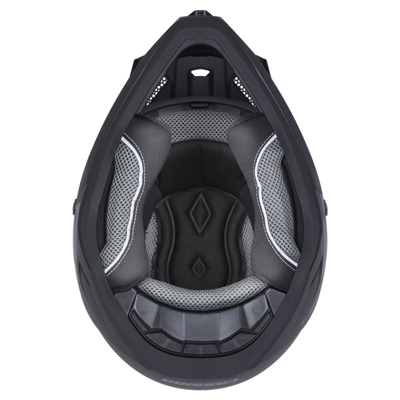 Casque de motocross Cassida Cross Cup 2 Alta noir mat-gris