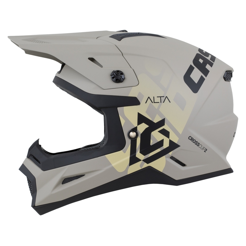 Casque de motocross Cassida Cross Cup 2 Alta gris sable mat