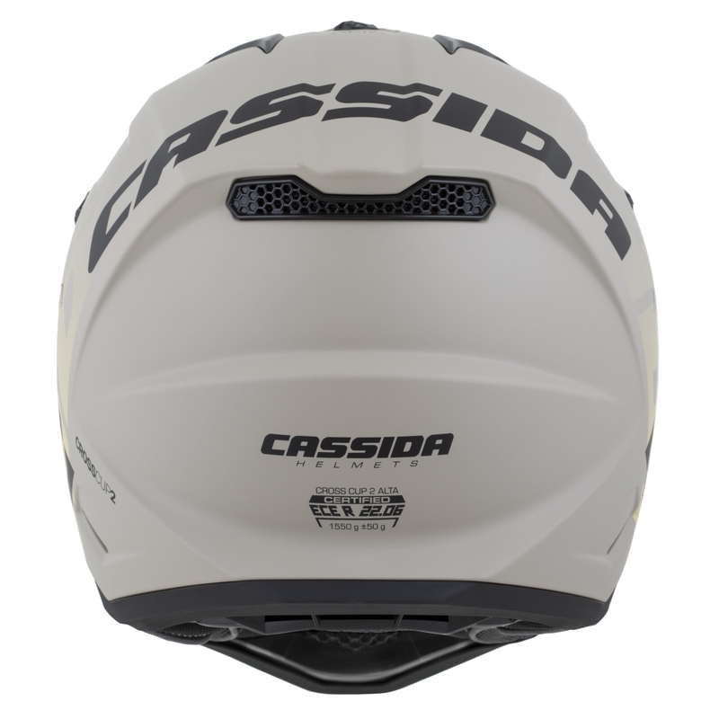 Casque de motocross Cassida Cross Cup 2 Alta gris sable mat
