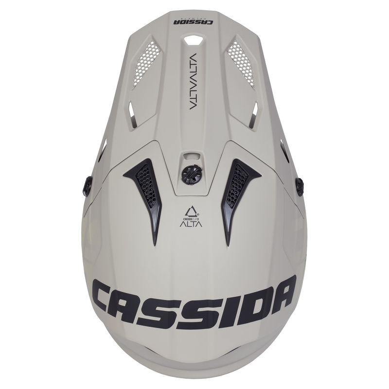 Casque de motocross Cassida Cross Cup 2 Alta gris sable mat